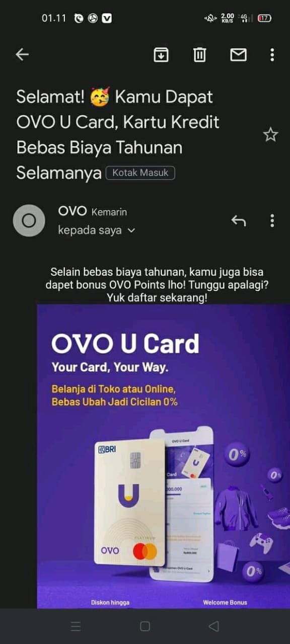 Keuntungan Menggunakan Ovo U Card Wajib Baca!